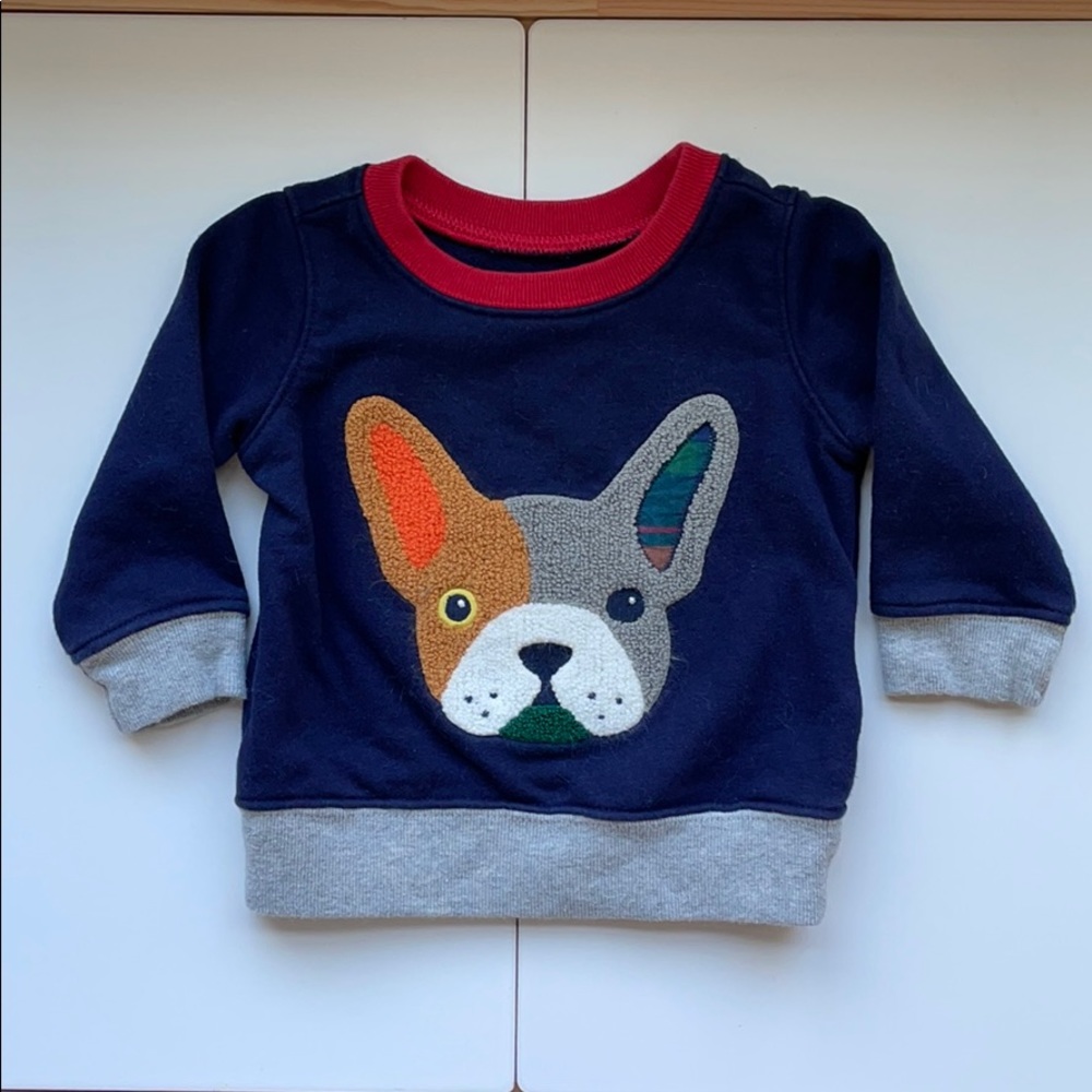 Textured Puppy Face sweater